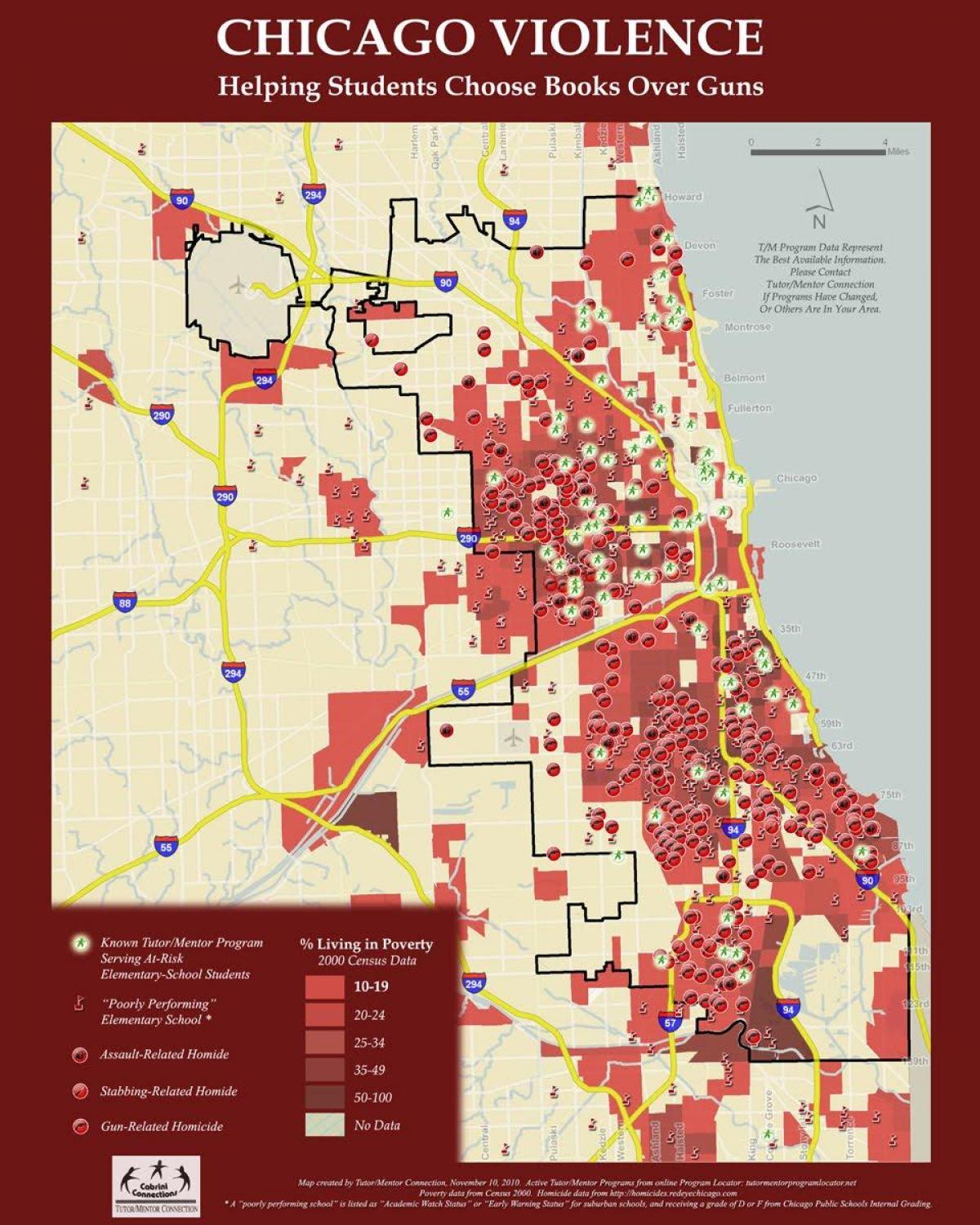 rikollisuuden kartta Chicago