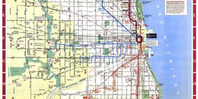 Kartta Chicago city limits