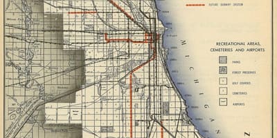 Kartta Chicago metro