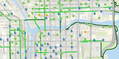 Chicago pysäköinti zone kartta