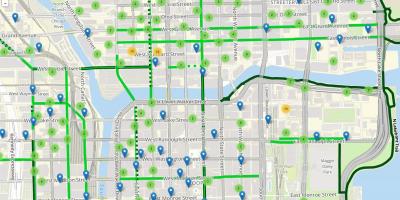 Chicago pysäköinti zone kartta